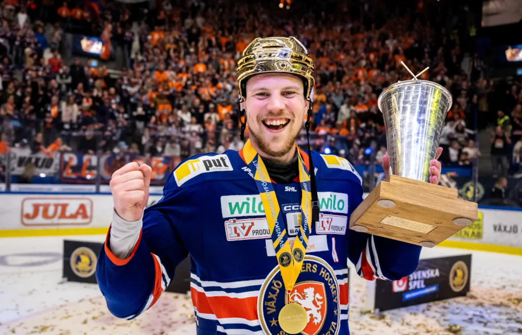 Joel Persson skriver nytt sexårskontrakt med Växjö Lakers