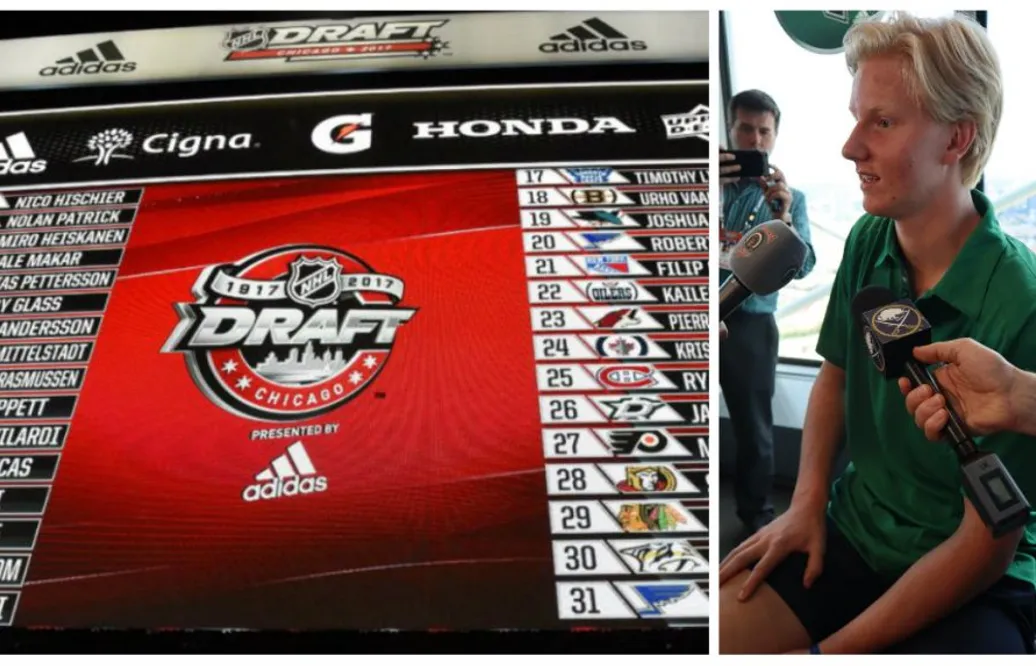 Följ första rundan av NHL-draften – val för val