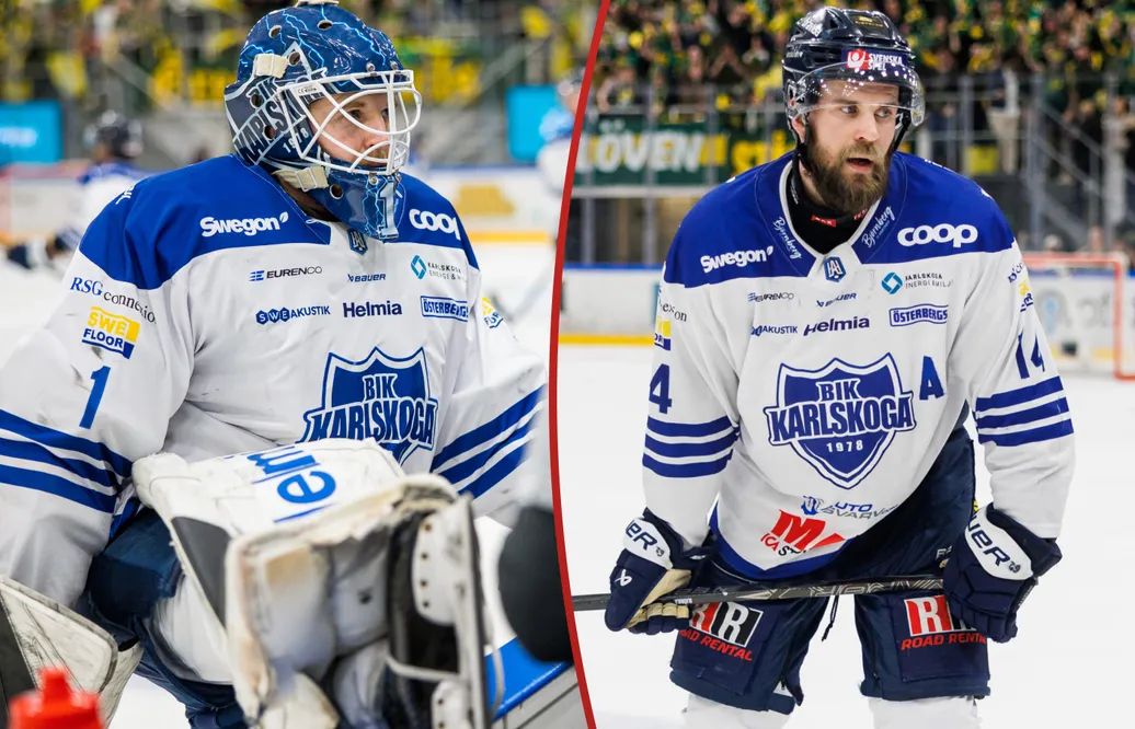 Olof Lindbom utgick skadad när BIK Karlskoga åker på en ny förlust. 