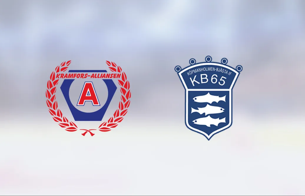 Nio raka segrar för KB65 – efter 8-2 mot Kramfors-Alliansen