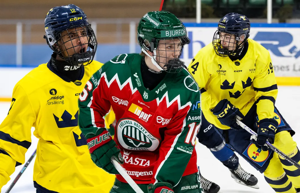 Benjamin Nyström, Bosse Meijer och Milan Sundström är spännande inför NHL-draften nästa säsong.