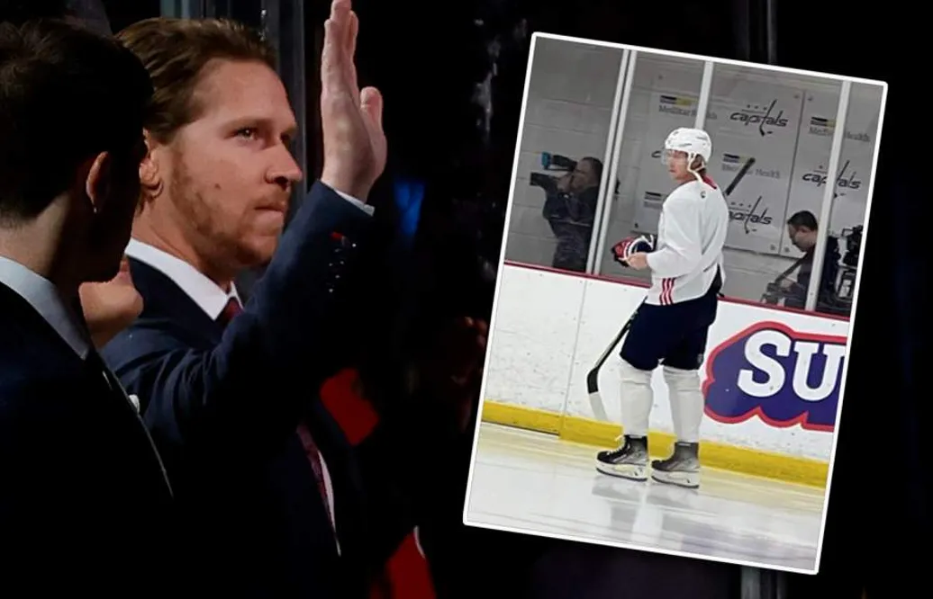 Nicklas Bäckström tillbaka i full träning efter operationen