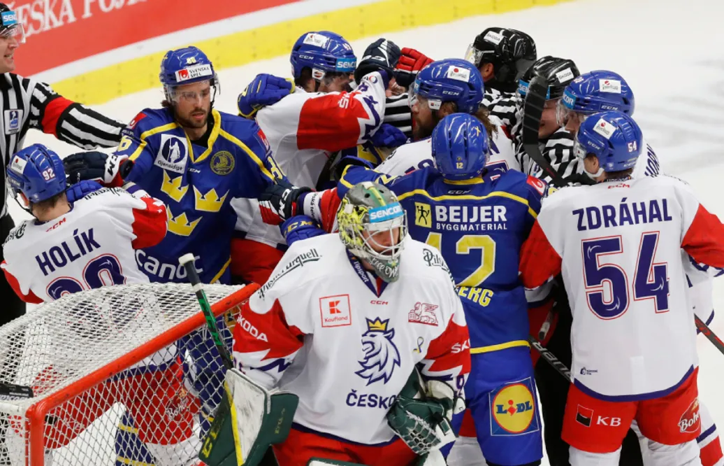 Tjeckien krossar Tre Kronor – vinner med 9-3