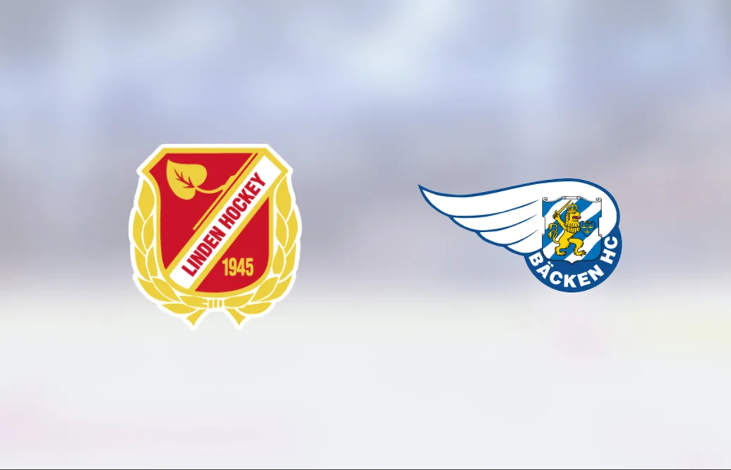 Bäcken vann i HockeyEttan Kvalserie södra mot Eskilstuna Linden