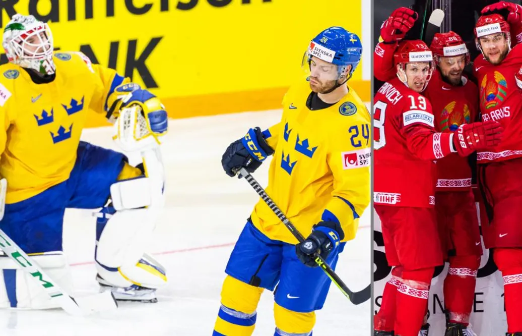 Nytt fiasko för Tre Kronor – nollades av Belarus
