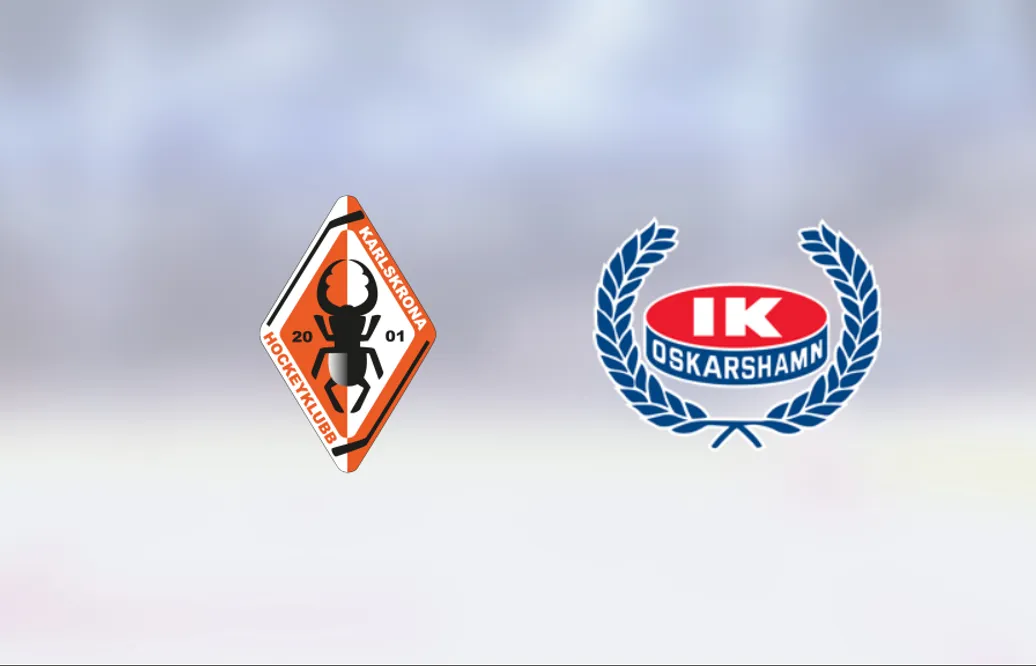 Oskarshamn vann mot Karlskrona borta – avgjorde i förlängningen