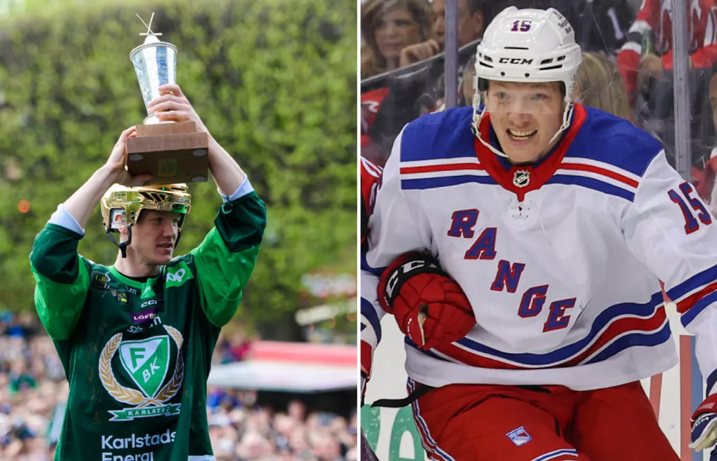 Gustav Rydahl skickas ner till AHL av New York Rangers