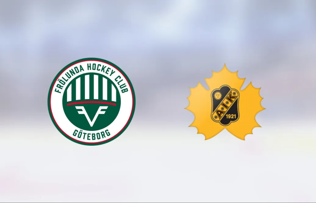 Frölunda vände underläge och vann