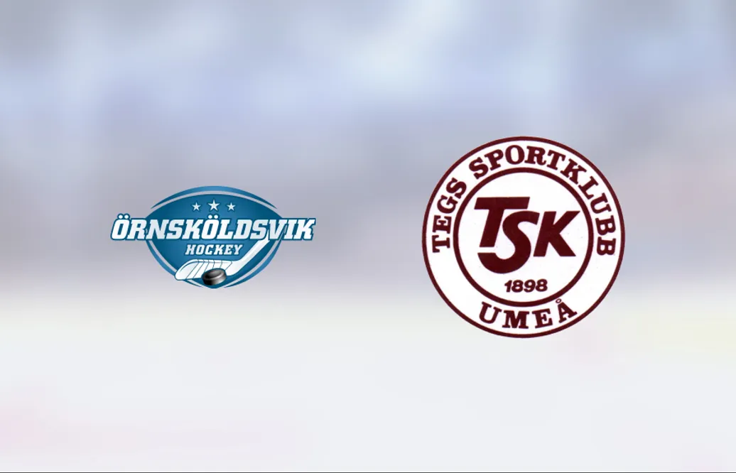 Ö-vik Hockey J18 vände och vann mot Tegs SK J18