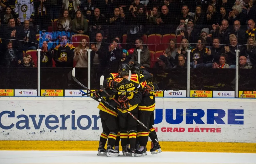 Tumult på läktaren när Brynäs vann över Frölunda