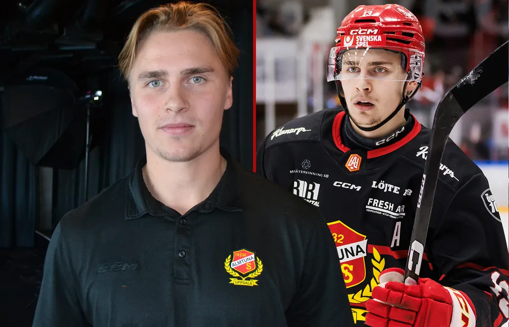 Fredrik Schlyter är yngst av alla kaptener i HockeyAllsvenskan.