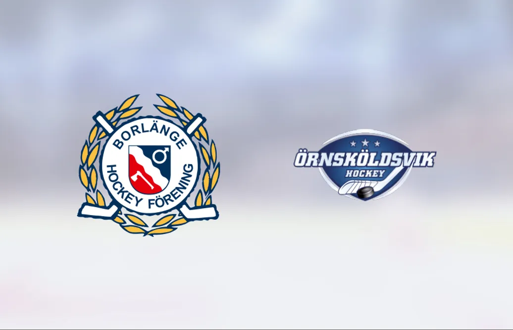 Danielsen och Östberg matchvinnare för Borlänge mot Örnsköldsvik Hockey
