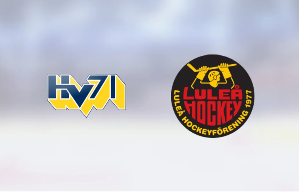 Emma Nordin gjorde två mål när Luleå vann mot HV 71