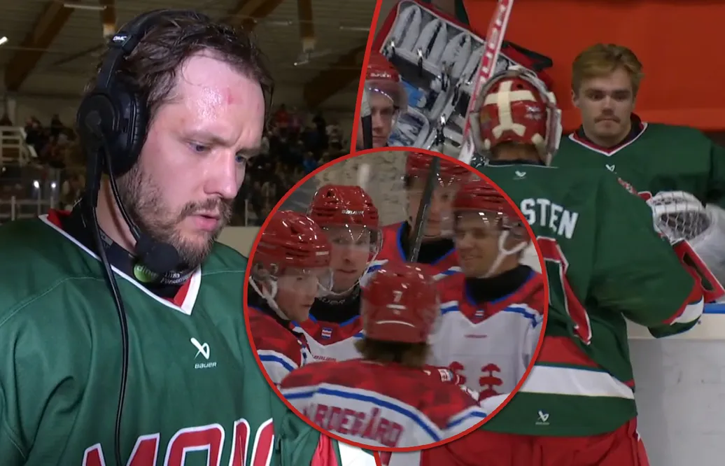 MoDo åkte på en tuff smäll i träningsmatchen mot Timrå. 