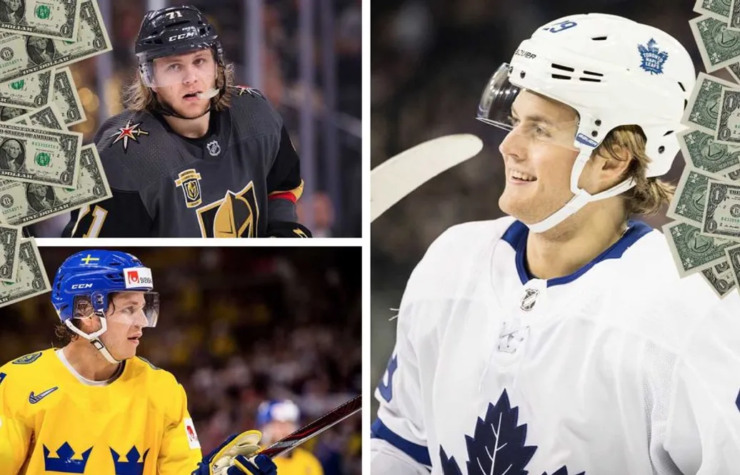 Förutspår miljonregn över de svenska NHL-stjärnorna – så mycket kan de tjäna
