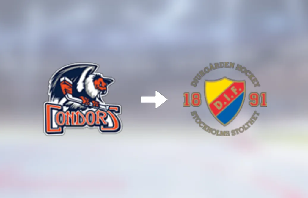 Förre Condors-spelaren får ny klubbadress: Spel i Sverige