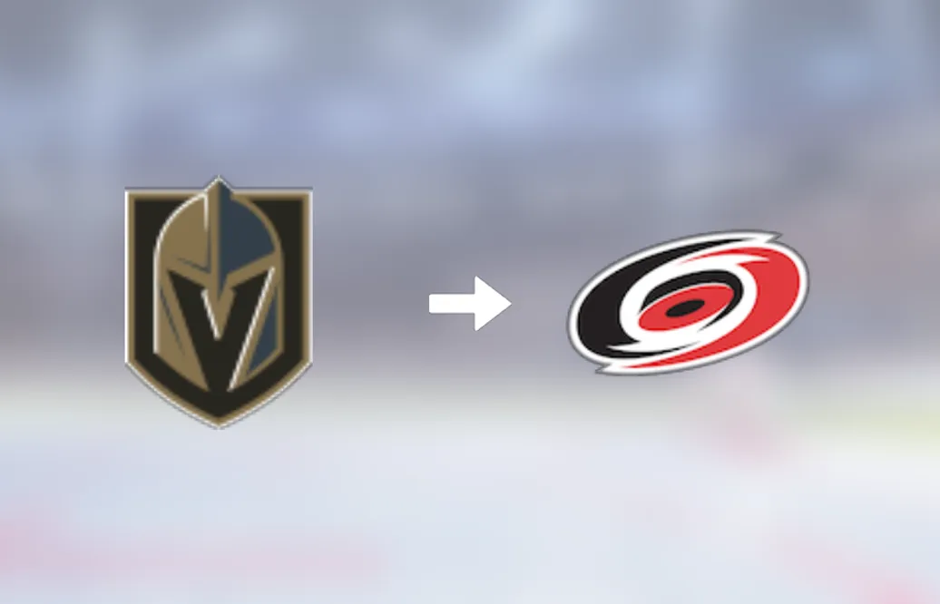 Förre Vegas Golden Knights-spelaren klar för spel i Carolina Hurricanes