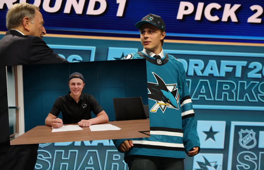 Ivar Stenberg har skrivit på för San José Sharks.