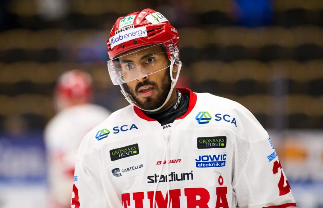 Den unge veteranen njuter av SHL-tillvaron: ”Det är sjukt kul att spela”