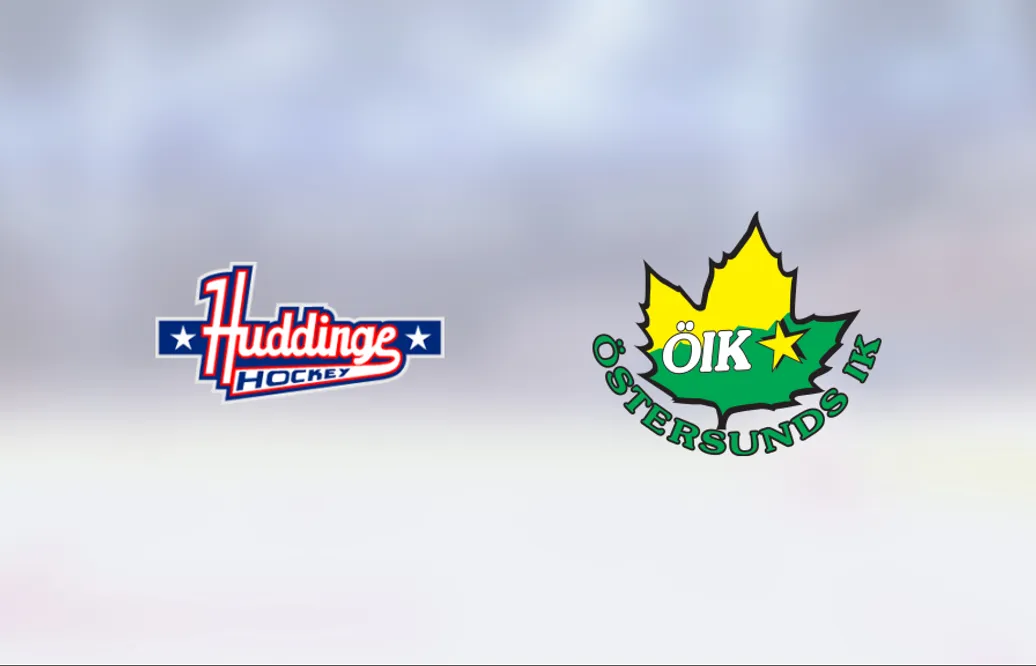 Huddinge IK vann och kvitterade mot Östersunds IK