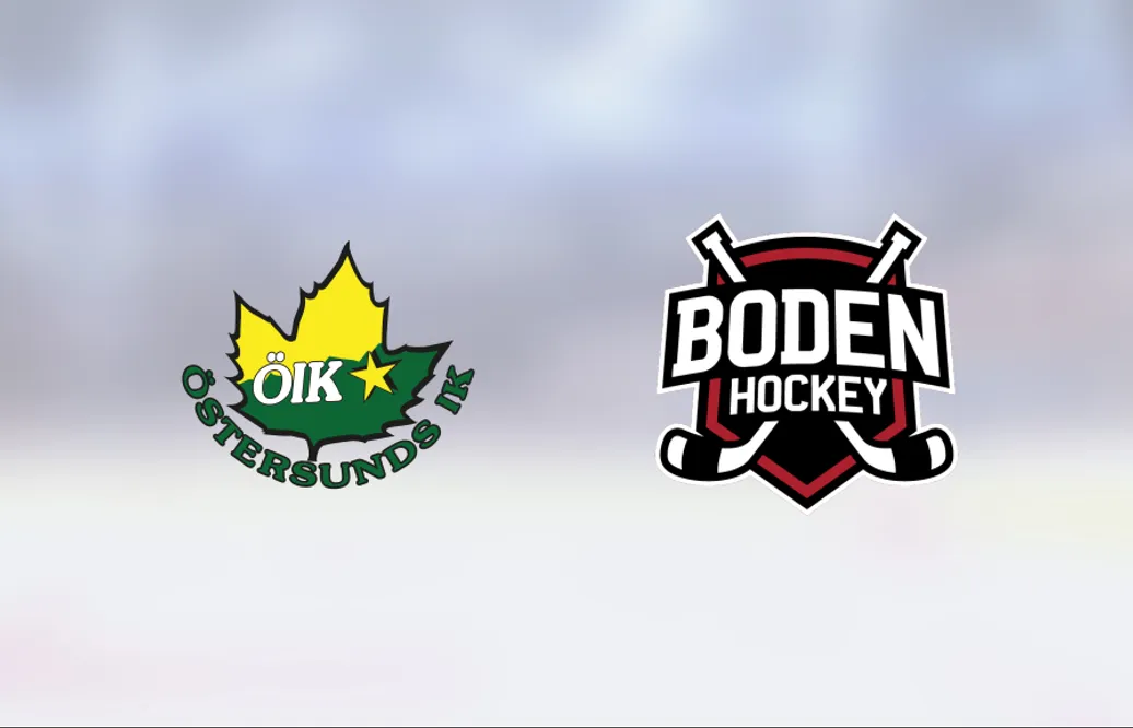 Östersunds IK vann mot IF Boden på hemmaplan