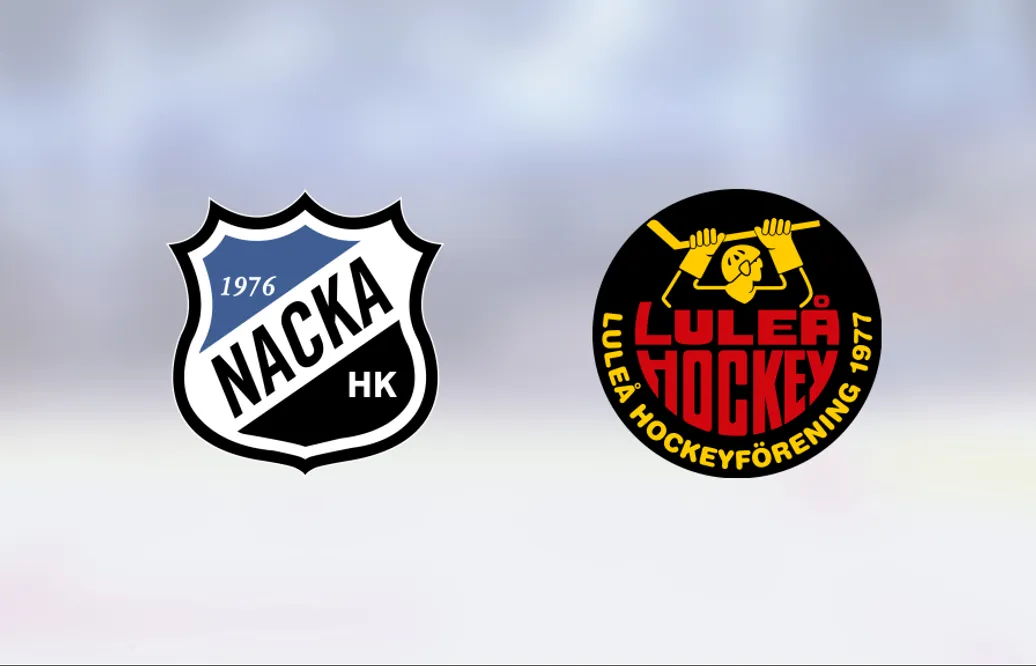 Uddamålsseger för Luleå som besegrade Nacka