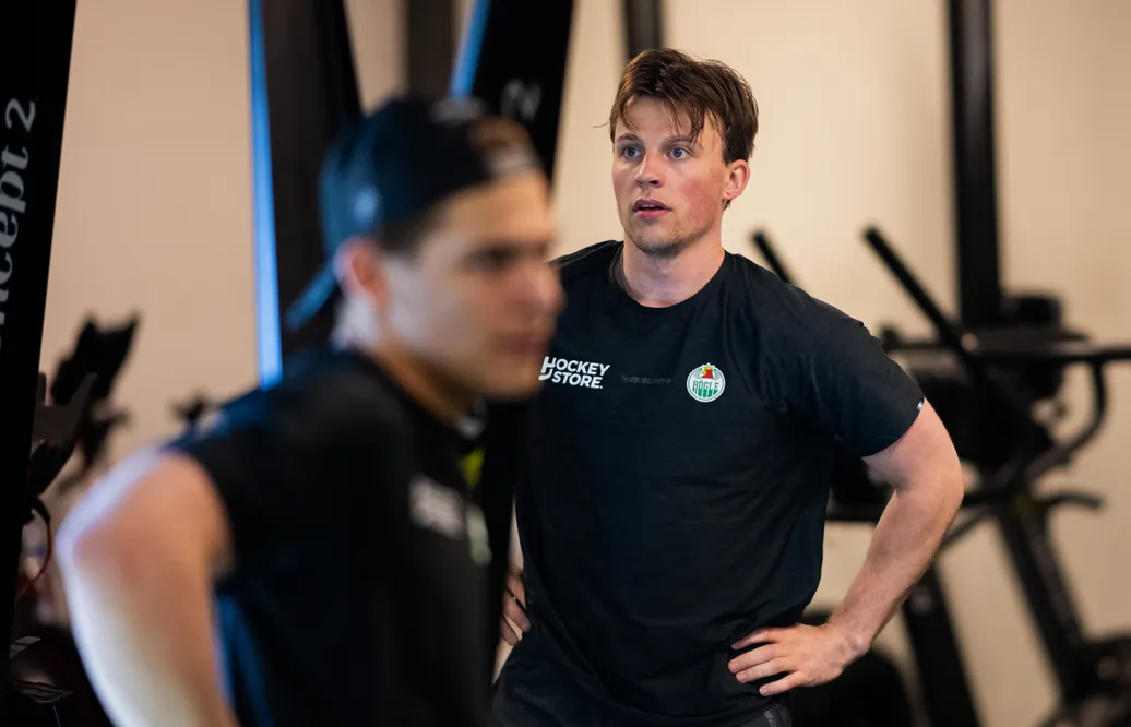 Oskar Jellvik under Rögles försäsong.