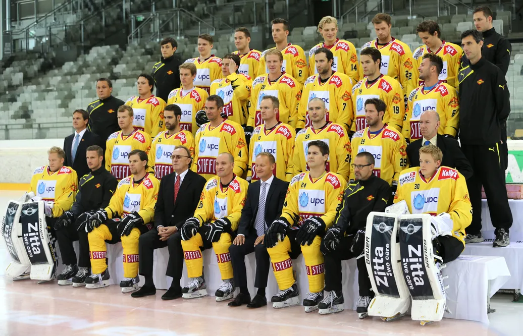 Marcus Olsson och Tommy Samuelsson i Vienna Capitals 2013.