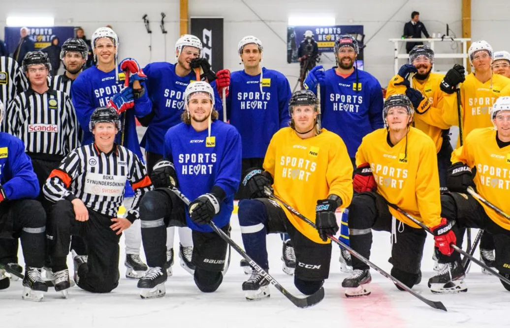 Svenska NHL-spelare visar upp sig i All-Star-match