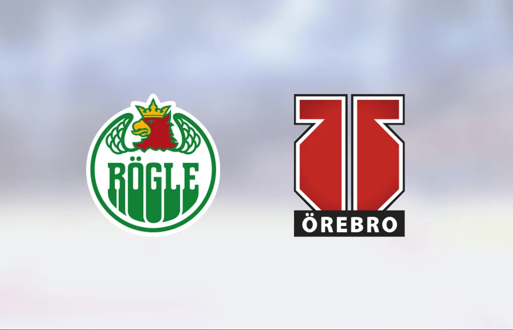Seger för Rögle hemma mot Örebro Hockey