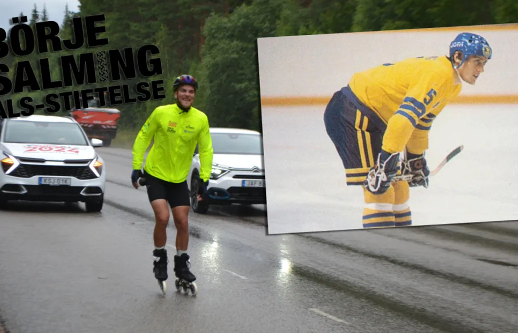 Redan halvvägs på resan på inlines mellan Kiruna och Ystad