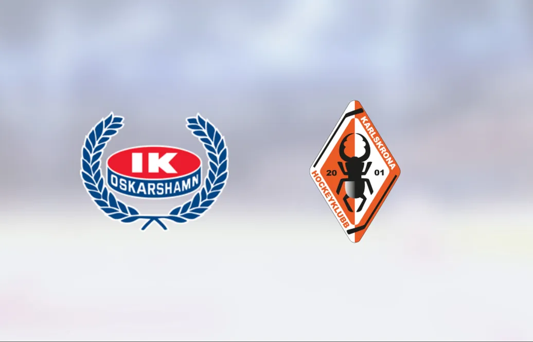 Målfest när Oskarshamn krossade Karlskrona i Be-Ge Hockey Center