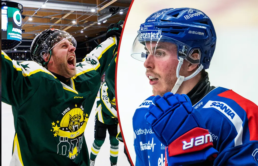 Sebastian Fakt och Joakim Thelin.
Foto: Bildbyrån.