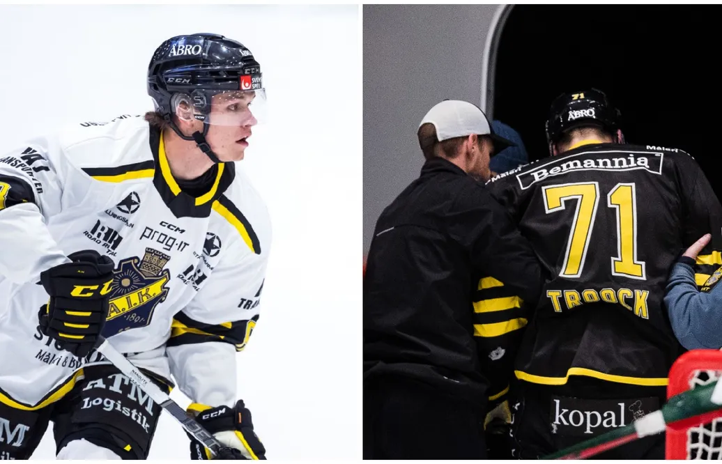 AIK:s Tom Hedberg och Branden Troock skadade