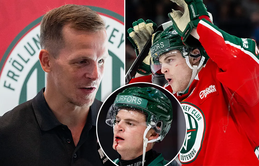 Petad från tronen i Frölunda (?): "Kraftfull som en älg"