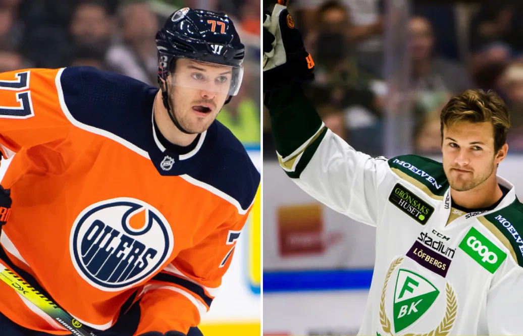 Oscar Klefbom kan få sin tröja hissad av moderklubben Hammarö HC