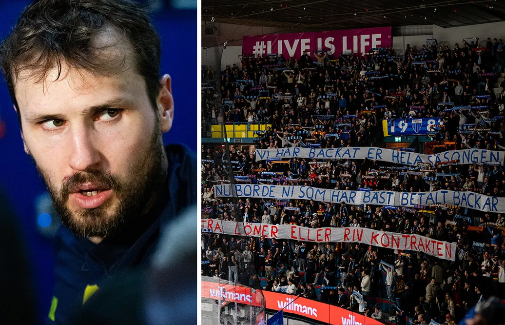 Marcus Krügers svar på fansens banderoll: "Jag förstår"