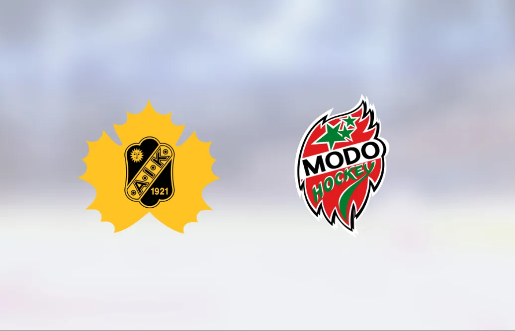 Seger för Skellefteå i toppmötet med Modo Hockey