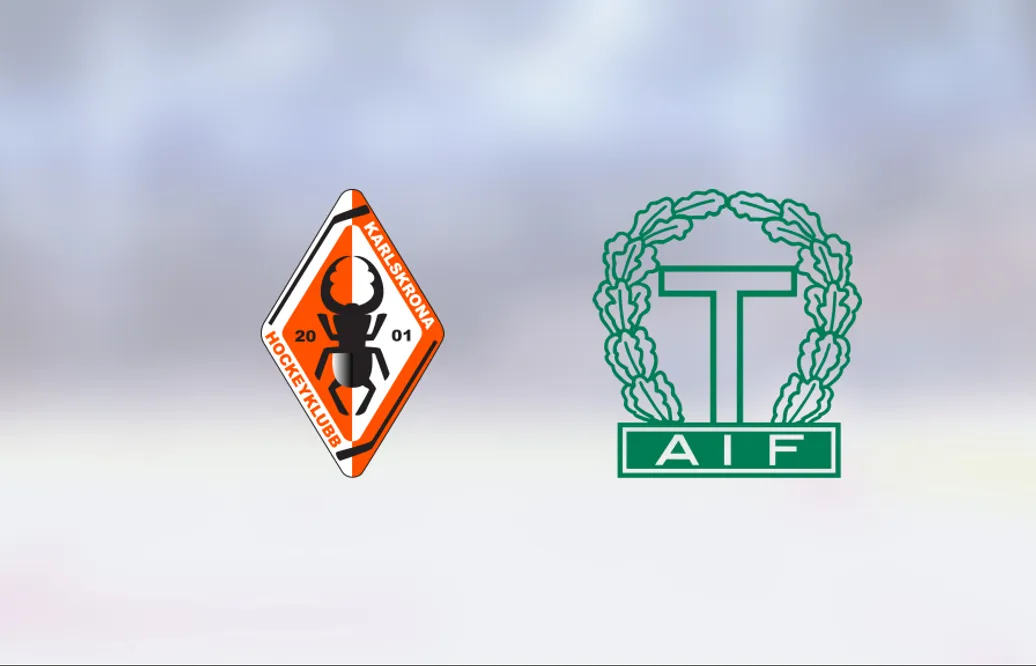 Valdemar Vesterlund fixade segern för Tingsryd i matchen mot Karlskrona