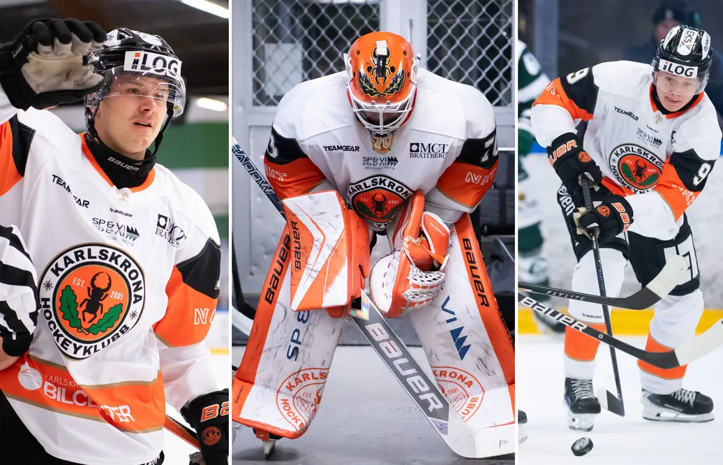 Lukas Sjöblom, Hampus Hedman och Kalle Carlsson har lämnat Karlskrona.