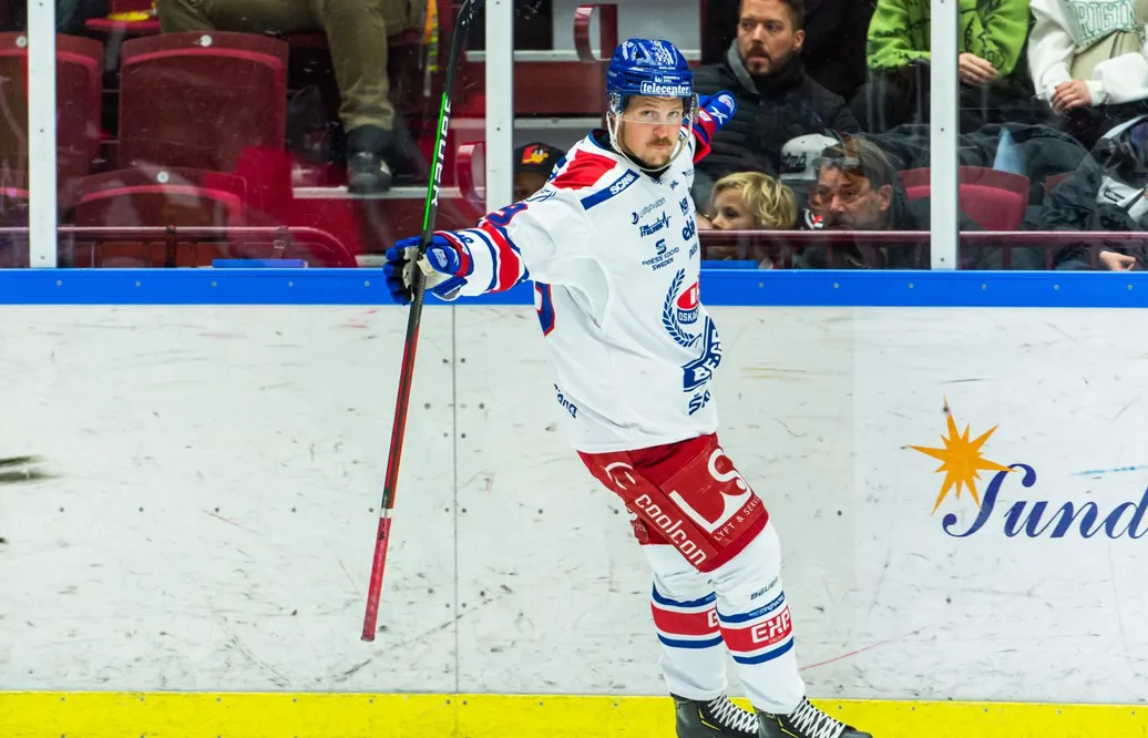 Patrik Karlkvist i målform när Oskarshamn vann mot Brynäs