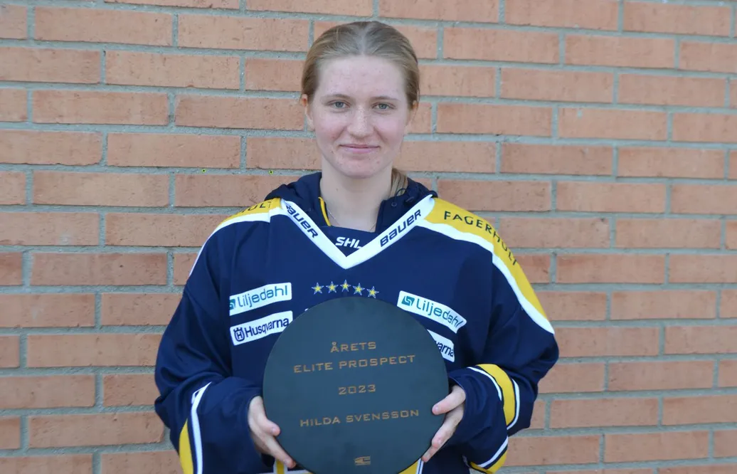 Hilda Svensson - vinnare av EliteProspects Award 2023