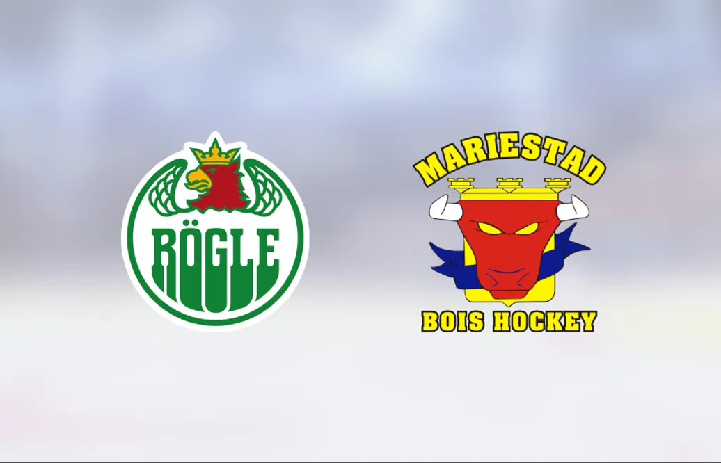 Rögle vann hemma mot Mariestad