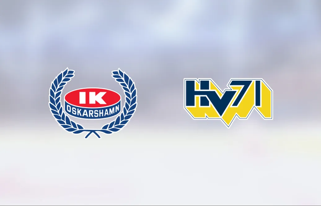 HV 71 vann mot Oskarshamn på bortaplan