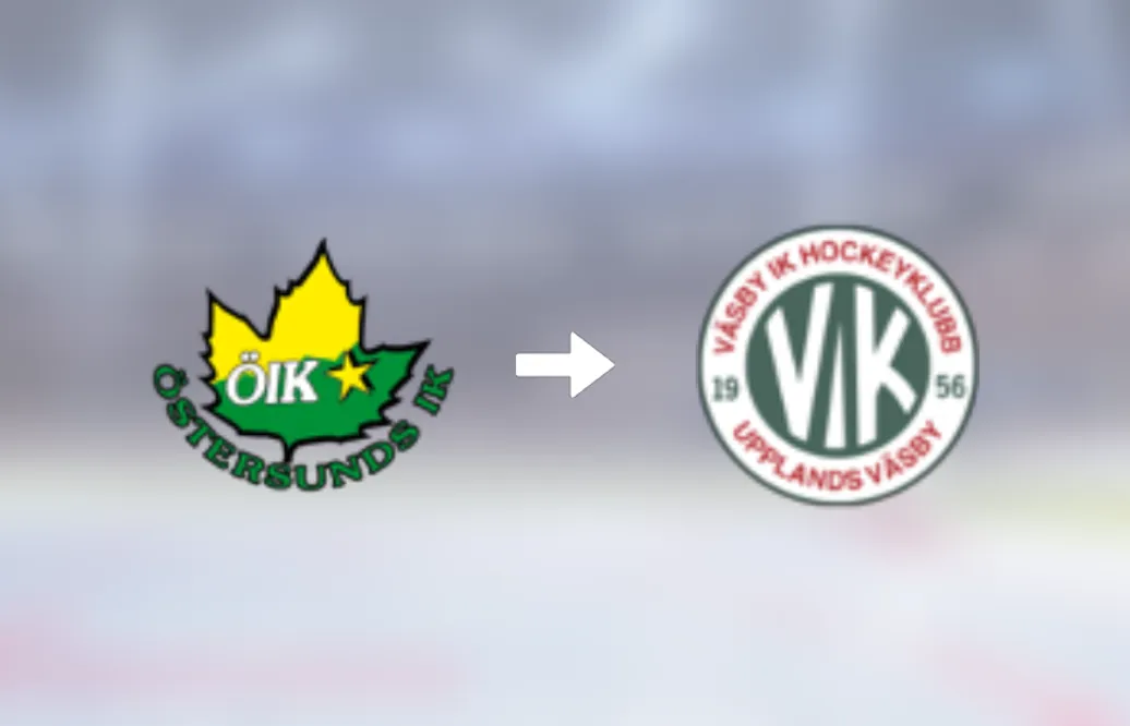 Väsby IK värvar forwarden Axel Olsson från Östersunds IK