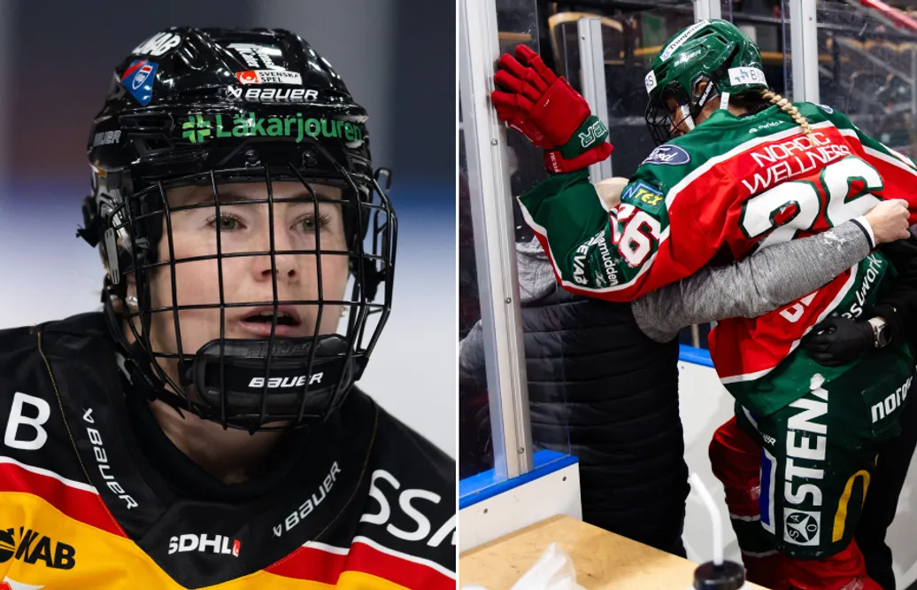 Petra Nieminen stängs av för smällen mot Hanna Olsson