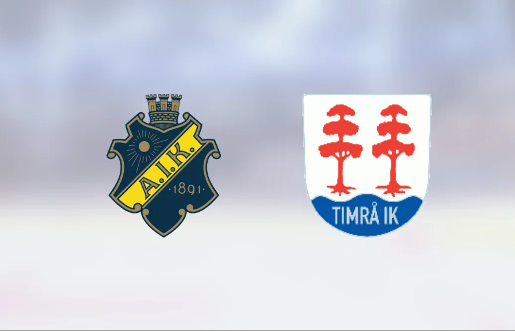 AIK tog ännu en seger – 2-1 mot Timrå J20
