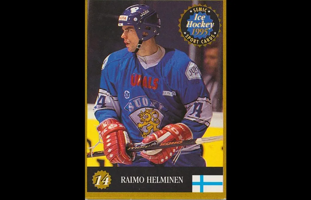 HOCKEYKORTET: Han var med och tog Finlands första VM-guld