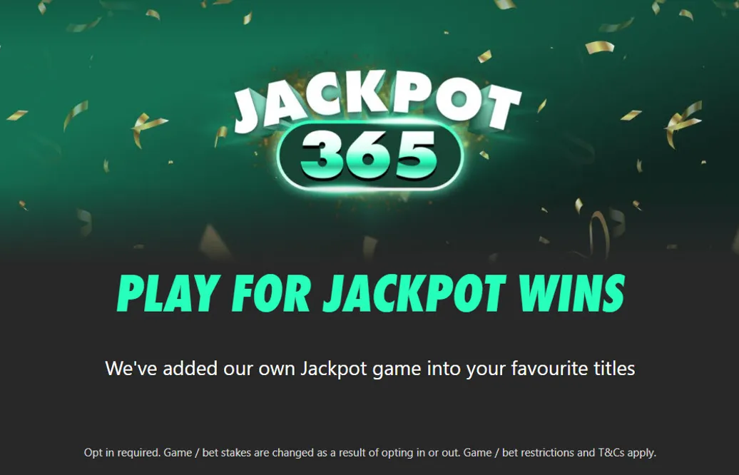 bet365 introducerar Jackpot365 – en unik jackpottfunktion