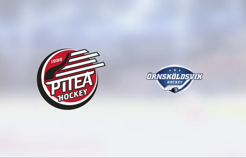 Örnsköldsvik Hockey föll efter dålig start mot Piteå